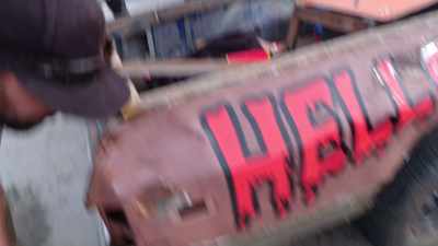 The front wheels
are losing traction in the corners. - Rust Valley Restorers