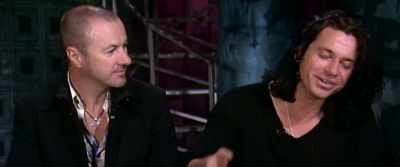 The funny thing is,
Liam was saying to me, - Mystify: Michael Hutchence