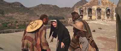 The garrison is on that side. - Two Mules for Sister Sara