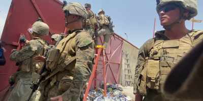 - The gate would open up
only a few feet - Escape from Kabul