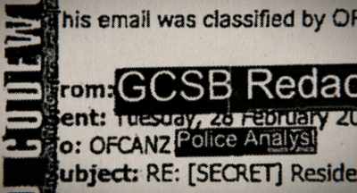 The GCSB, the Government
Communication Security Bureau, - Kim Dotcom: Caught in the Web