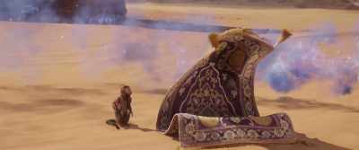 The genie!
The genie's on fire! - Aladdin