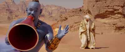 The genie's on fire, folks! - Aladdin