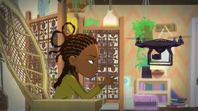 The girl that will sell anything,
including you. - The Proud Family: Louder and Prouder