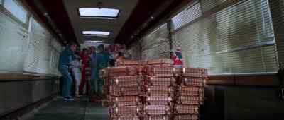 The gold is pulling it over the edge.
We'll have to get it back. - The Italian Job