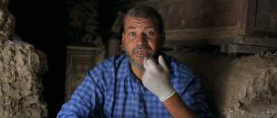 The gold is starting to peel off the face - Unknown: The Lost Pyramid