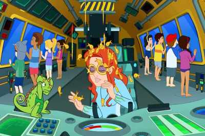 The good news is,
they also have eels, stingrays, and-- - The Magic School Bus Rides Again