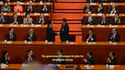 THE GOVERNMENT CHANGED
ITS PLAN FOR RENEWABLE ENERGY. - Before the Flood