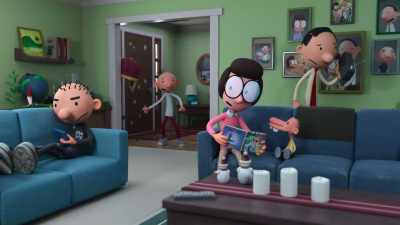 The governor has declared
a weather emergency… - Diary of a Wimpy Kid Christmas: Cabin Fever