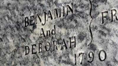 The gravestone's epitaph became, - Benjamin Franklin
