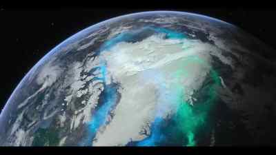 The great current continues its journey
around the Arctic Ocean, - Our Oceans
