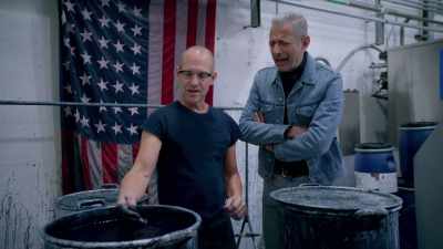 The great thing about indigo
is it chips off and wears - The World According to Jeff Goldblum