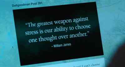 "The greatest weapon
against stress is - Turtles All the Way Down