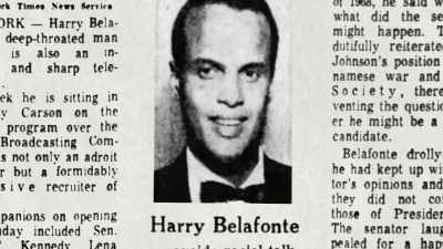 The grooviest time
in the world here - The Sit-In: Harry Belafonte Hosts The Tonight Show