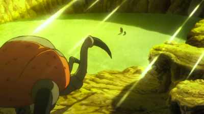 The ground is soft.
This doesn't seem like grass. - Dragon Ball Super: Broly