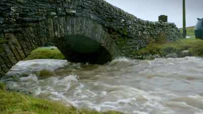 The ground's absolutely saturated, - Our Yorkshire Farm