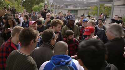 The groups of people
who were supporting Peterson, - The Rise of Jordan Peterson