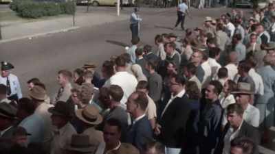 THE GUARDSMEN ARE JOINED
BY AN ANGRY MOB - America in Color