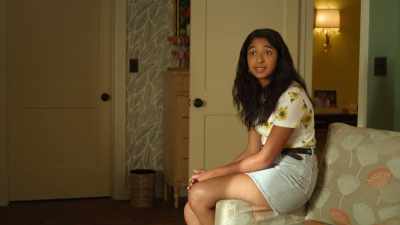 The guidance counselor says
that parents aren't allowed - Never Have I Ever