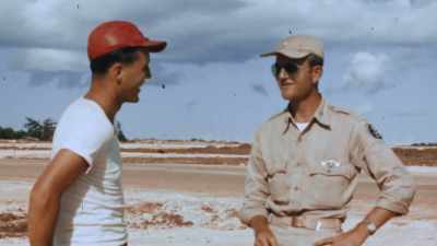 The gunner was from Michigan,
radarman from Oklahoma. - The Pacific War in Color