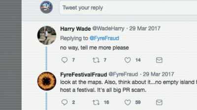 The guy would start talking
to other people - Fyre Fraud