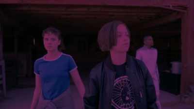 The guy's double bass kicks - Paper Girls