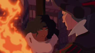 The gypsy, Esmeralda, has refused to recant. - The Hunchback of Notre Dame