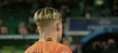 The halftime score
is Celtic one, - Football Must Go On