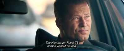The Hamburger Royal TS
comes without pickles. - Hot Dog