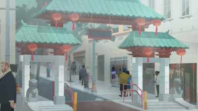 The handoff
will transpire in Chinatown. - Carmen Sandiego