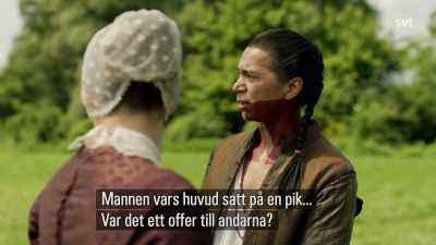 The head of a man that
stood upon a stake, - Jamestown