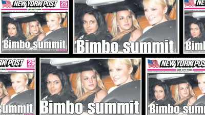 -The headline "Bimbo summit" - Impact x Nightline