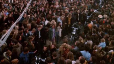 The Hells Angels were the people doing the security - Crossfire Hurricane