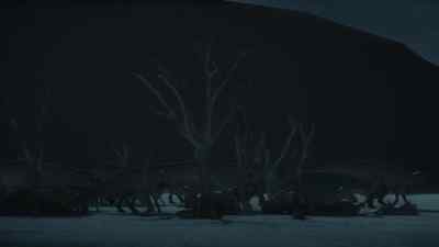 The herd prefers to travel at night. - Prehistoric Planet