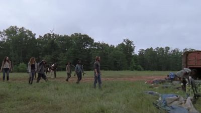The herd you ran from
did all this? - The Walking Dead