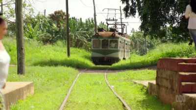 The Hershey train is due to leave - Joanna Lumley's Hidden Caribbean: Havana to Haiti