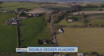 The hijacked bus has now hit a Gardai blockade - The Young Offenders