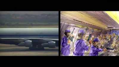 The hijackers have shot
one passenger, it seems, - Hijacked: Flight 73