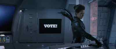 The hostile fleet's has launched
a full scale aerial attack against the US - Iron Sky