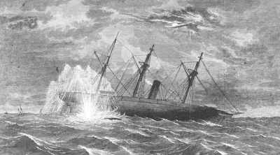 The housatonic sinks in less
than five minutes. - Mysteries of the Deep