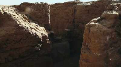 The house has ovens
for baking bread, - Lost Kingdom of the Black Pharaohs