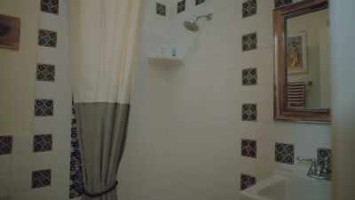 The house has two
bathrooms, two bedrooms, - The Cabin Chronicles