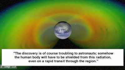 The human body will have to be
somehow shielded from this radiation, - American Moon