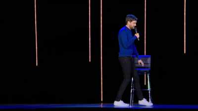 The husband sits down,
instantly falls asleep, - Jack Whitehall: I'm Only Joking