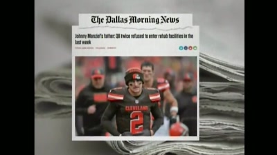 The hype and everything is
a little bit tempered and a little down, - Untold: Johnny Football