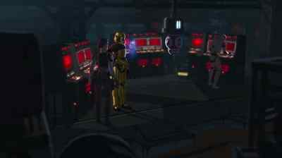 The Colossus just made
the jump into hyperspace. - Star Wars Resistance