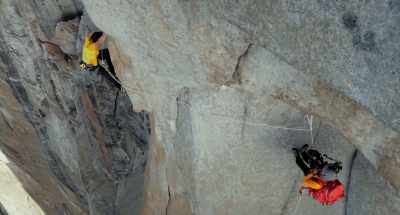 The idea of falling off is, you
know, obviously I'm trying to avoid that, - Free Solo