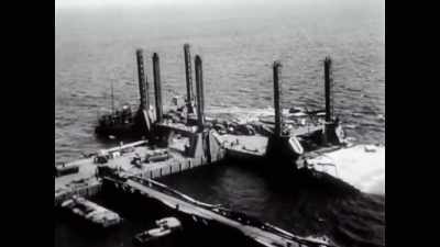 The idea was to create two Mulberry harbors, - The Buildings That Fought Hitler