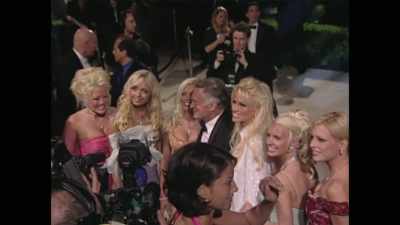 The image I got of Hef 
and his girlfriends - Secrets of Playboy