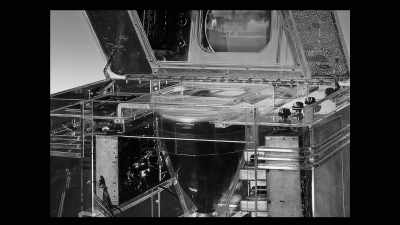 The images on the television
screen were actually live - Cosmos: Possible Worlds